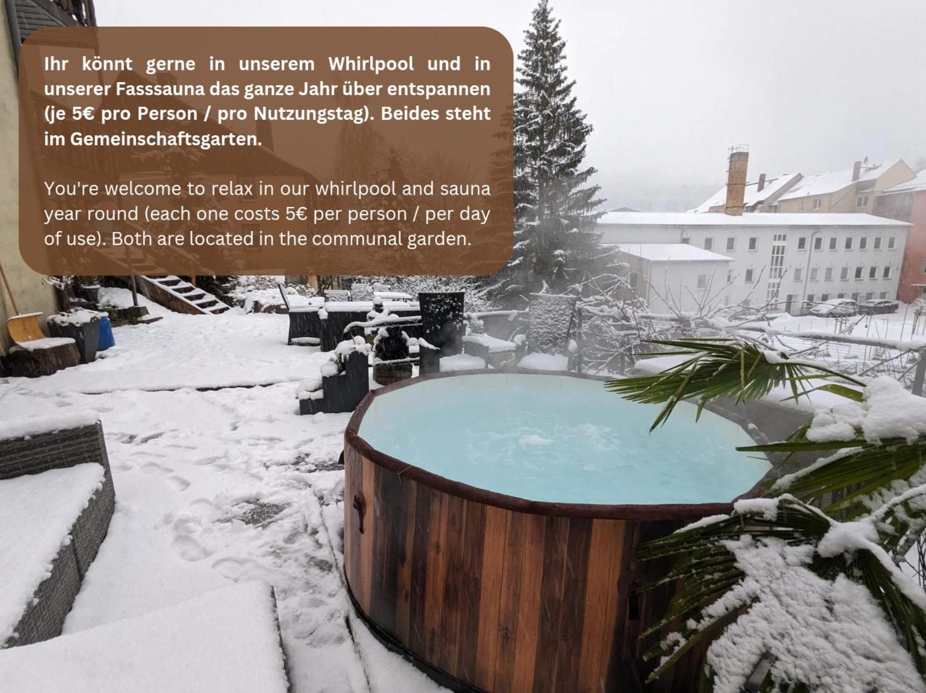 Hw1 - Urlaubsmagie - Sauna&Whirlpool Zum Entspannen Sebnitz Dış mekan fotoğraf